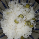 春においしい♪豆ご飯～大きくなりすぎたエンドウで